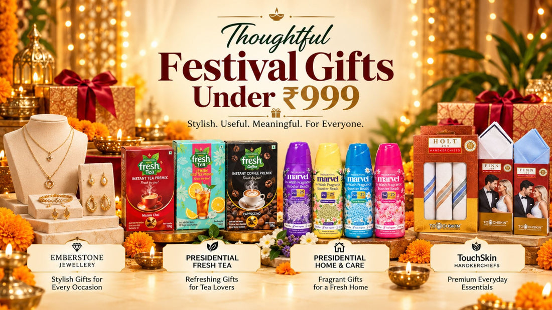 15 Thoughtful Festival Gifts Under ₹999 That Feel Premium, Personal & Memorable