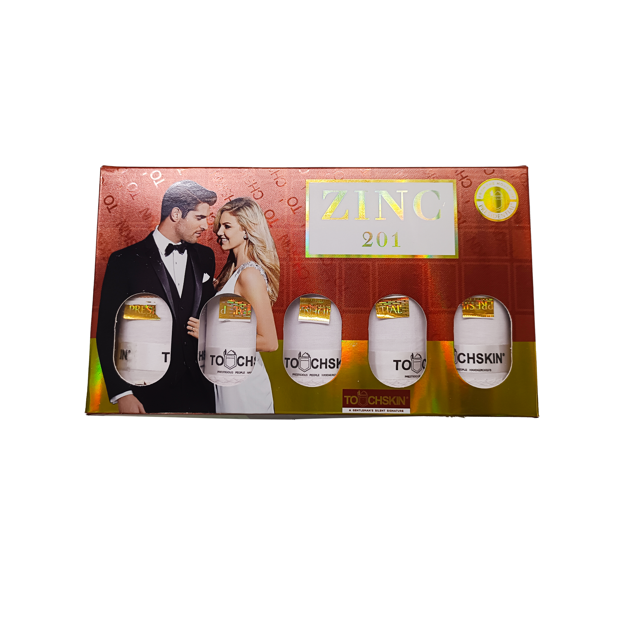 Zinc Premium Blended Cotton Handkerchiefs (Pack of 5)