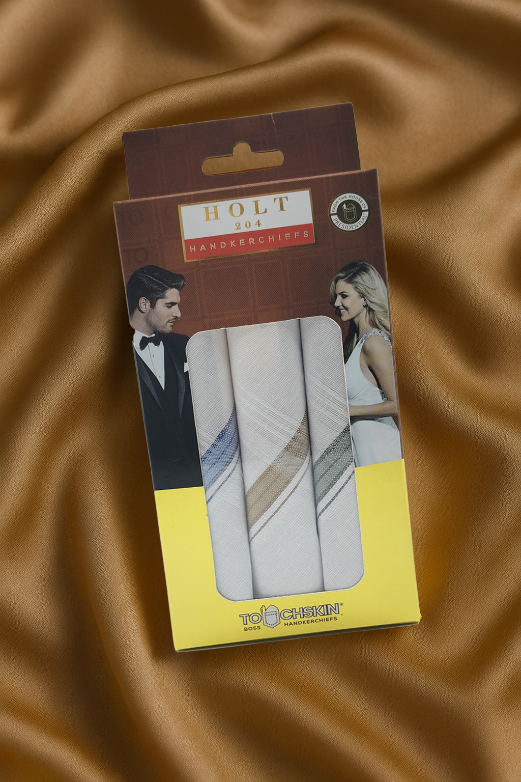 Holt Premium Blended Cotton Handkerchiefs (Pack of 3)