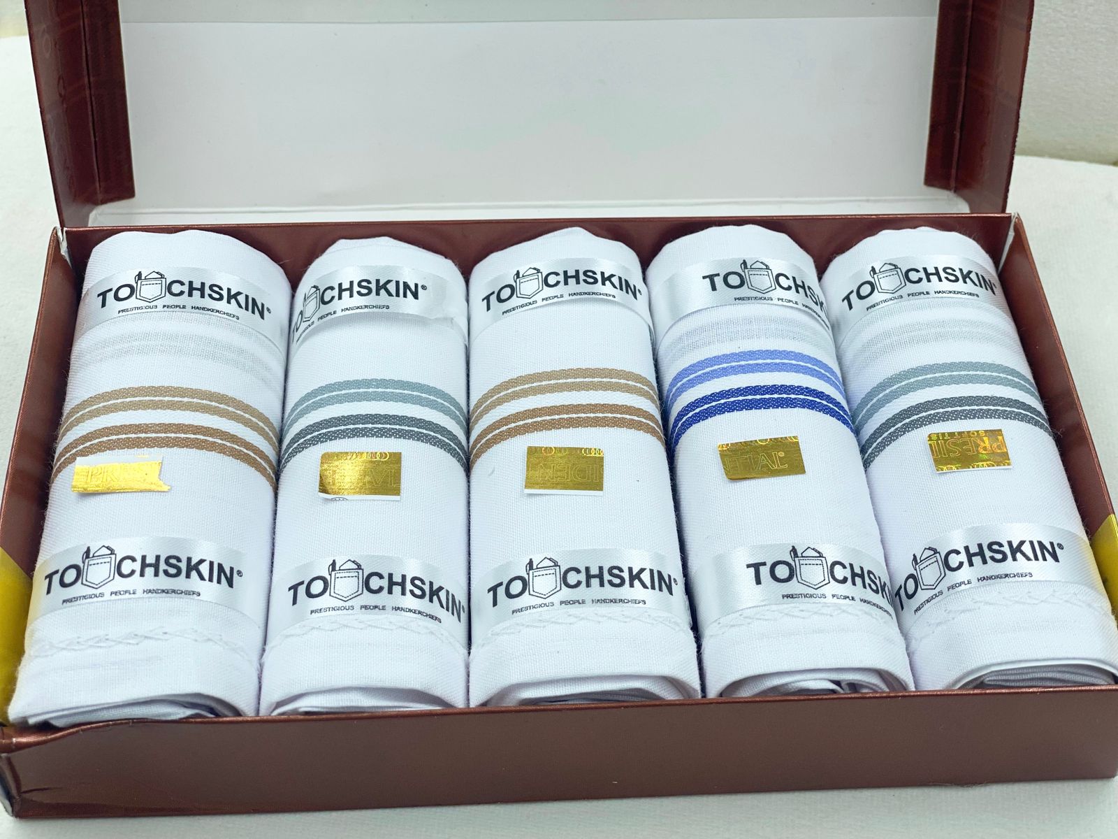 Zinc Premium Blended Cotton Handkerchiefs (Pack of 5)