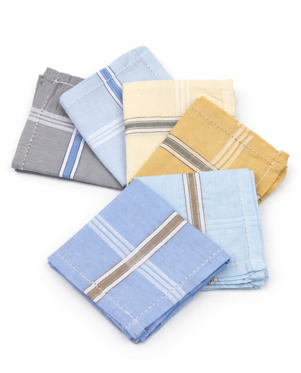Snow Premium Blended Cotton Handkerchiefs (Pack of 6)