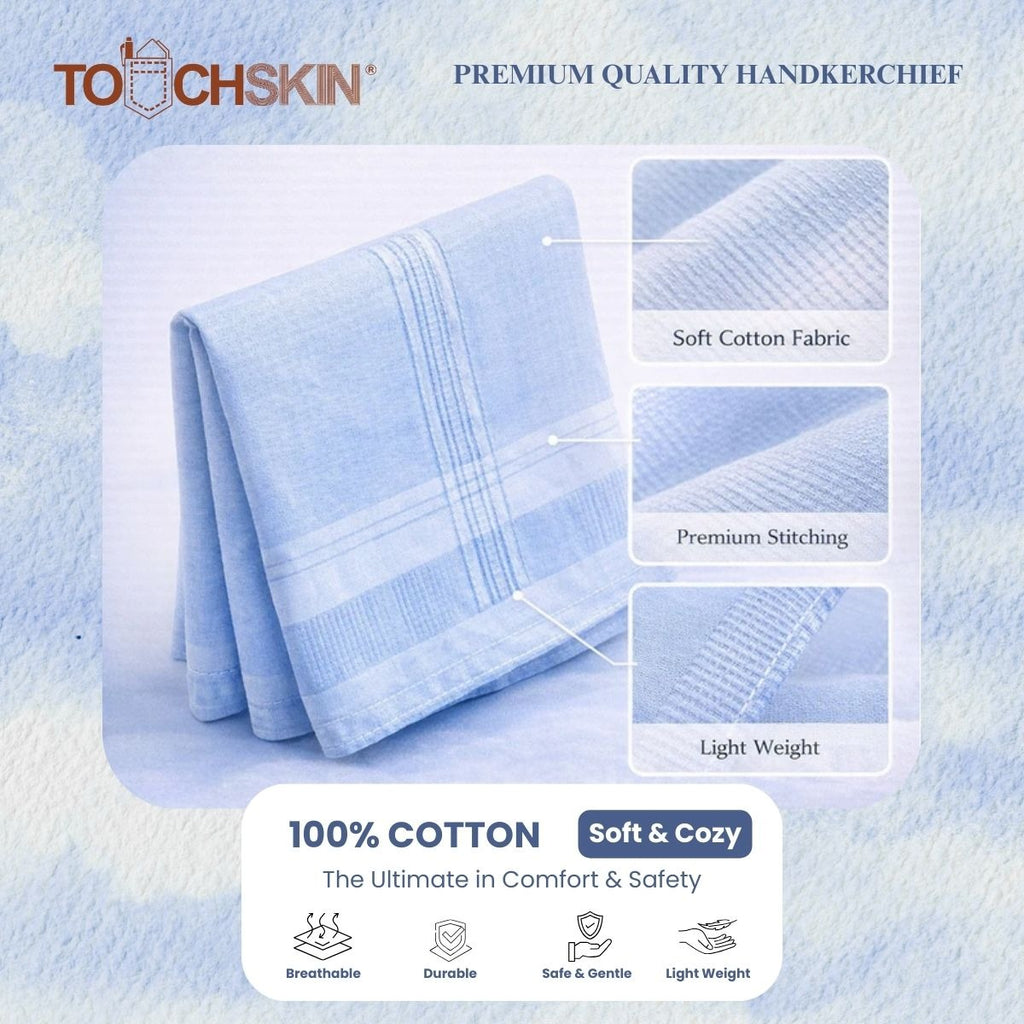 Finn Premium 100% Combed Cotton Handkerchiefs