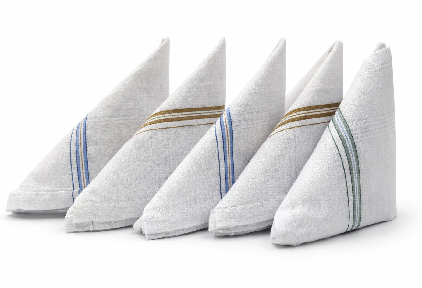 Zinc Premium Blended Cotton Handkerchiefs (Pack of 5)